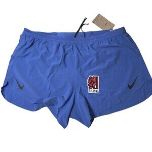 Nike Aeroswift Dri-Fit ADV 4" Running racing Shorts Blue Mens XXL FN3352-411